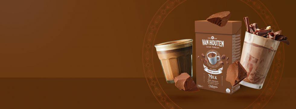 Van Houten – Milk Chocolate Ground for Drinks